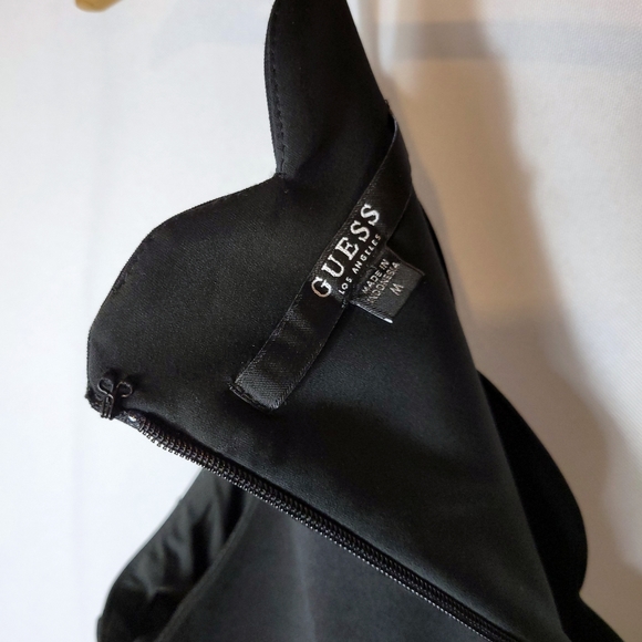 Guess Salina Scuba Dress Size Medium Black - Picture 7 of 16